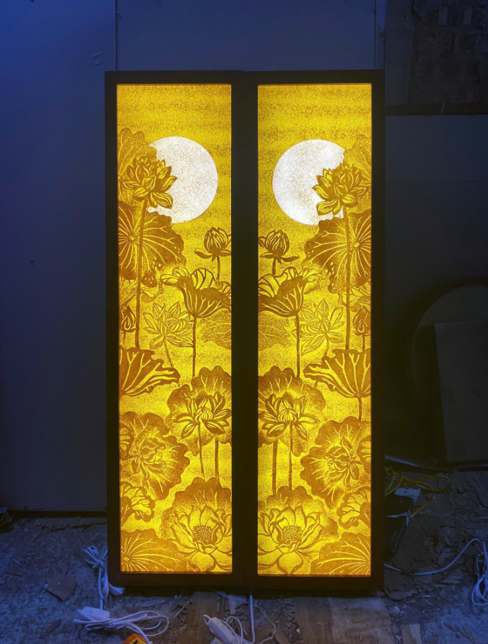 tranh thờ trúc chỉ 4
